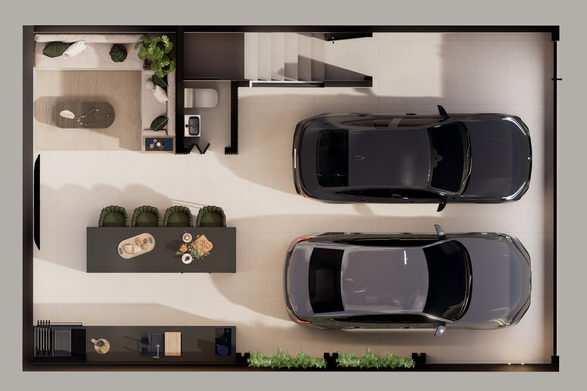 Pavimento térreo humanizado da tipologia de 137,75 m²